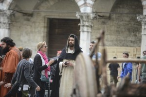 Nome della rosa , set di Perugia